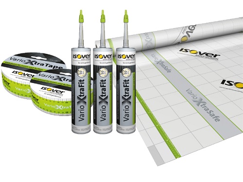 Isover Vario XtraFit-tesnici-tmel Isover Vario XtraFit pro trvale vzduchotěsné spoje na parobrzdách.
