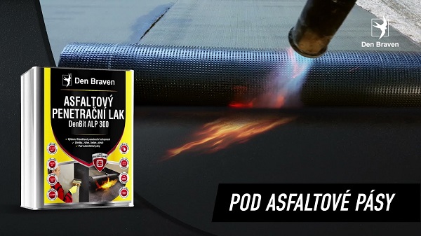 Asfaltový penetrační lak DENBIT ALP 300 penetrační lak pro asfaltové pásy