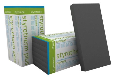 Styrotrade podlahový šedý polystyren styrotherm plus 150 20mm pro zateplovací systémy ETICS