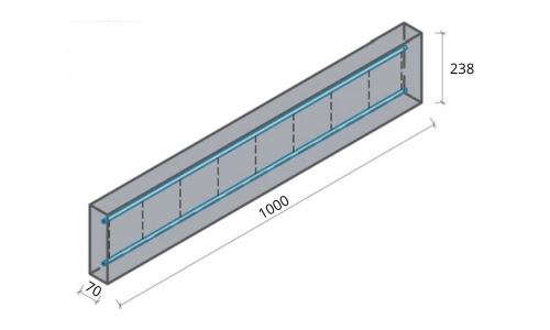 Best nosný překlad 1000x238x70mm