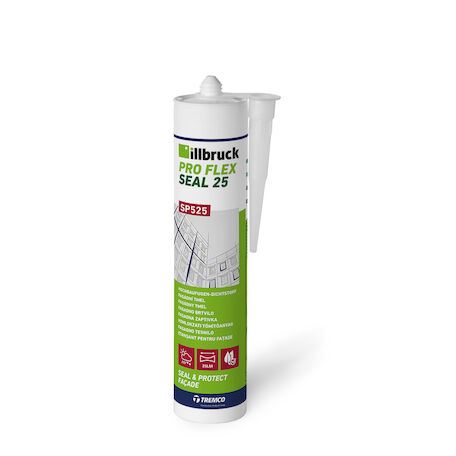 ILLBRUCK SP525 PROFLEX SEAL 25 – hybridní fasádní těsnící tmel s vysokou odolností vůči povětrnostním vlivům