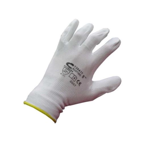 Pracovní rukavice Bunting bílé XL