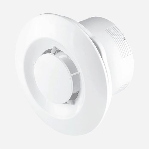 Den Braven - Stropní odtahový ventilátor s doběhem , Ø100, bílý
