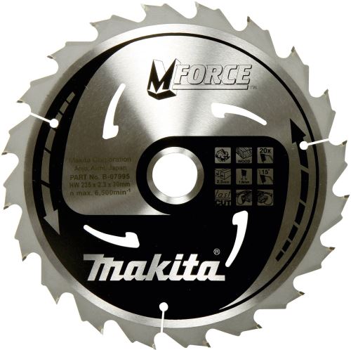 Makita pilový kotouč na dřevo 165x2x20mm B-32007