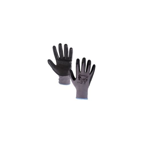 Pracovní rukavice Napa šedo-černé vel. 10