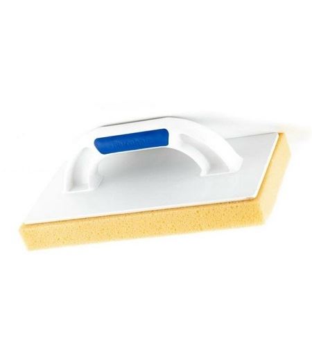 Plastové hladítko SWEPEX 280 x 140 mm s ergonomickou rukojetí a molitanem "Mořská houba" pro snadné mytí obkladů po spárování.