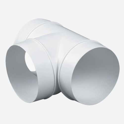 Den Braven - Tvarovka kulatá T-kus, 3 x průměr 150 mm, plastová