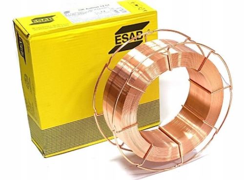 ESAB svařovací drát OK Autrod 12.51 poměděný 0,6 mm, cívka 5 kg pro svařování nelegovaných a jemnozrnných ocelí.