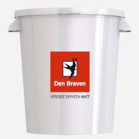 Den Braven - Míchací kbelík, 30 litrů, plastový, bílý s potiskem