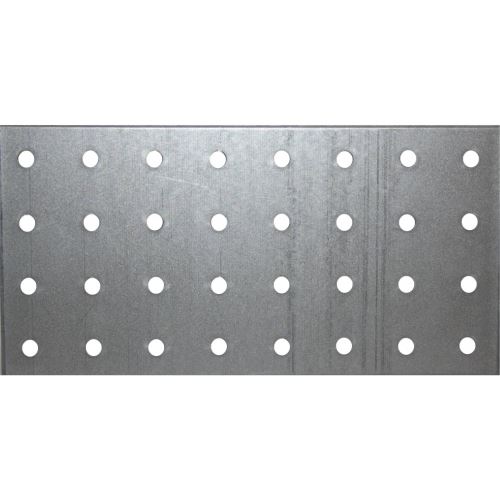 Hašpl Deska děrovaná 55x140mm
Děrované spojovací desky z pozinkované oceli, určené pro spojení dvou a více prvků ve stejné rovině.

