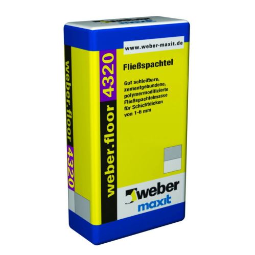 Weberfloor 4320 samonivelační cementová hmota 25kg