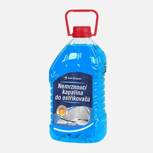 Nemrznoucí kapalina do ostřikovačů -30 °C Den Braven, PET láhev, 3 litry, modrá