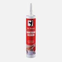 Den Braven - Sanitární silikon, kartuše 280 ml, černý
