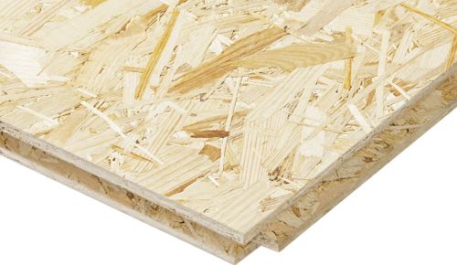 OSB 3 P+D Kronobuild 18x2500x625 mm – víceúčelové desky pro konstrukce stropů, stěn a podlah.

