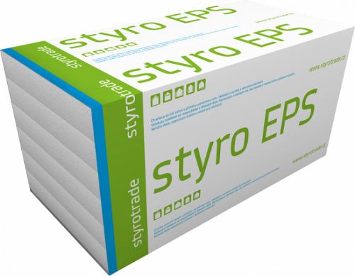 Styro EPS 200 – izolace z pěnového polystyrenu pro zatížené podlahy a střechy s vysokou únosností.